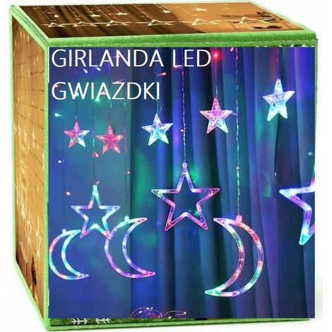 Ghirlanda LED per Natale RGB lunga 400cm RGB per balcone e finestra (1/5)