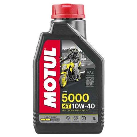 LUBRICANTE MOTO '5000' 10W-40 4 TIEMPOS MOTUL 1 l