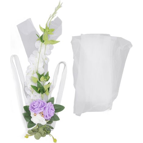 elegante künstliche Blumen für den Traugang (1/5)