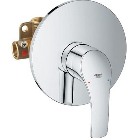 Grohe Eurosmart miscelatore monocomando a incasso per doccia cromato cartuccia 46 mm (1/4)