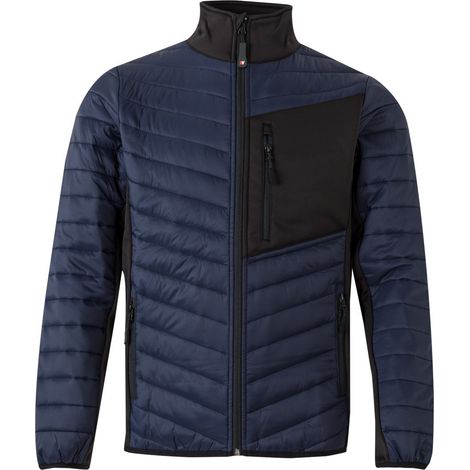 CAZADORA ACOLCHADA LIGHT AZUL NAVY/NEGRO S
