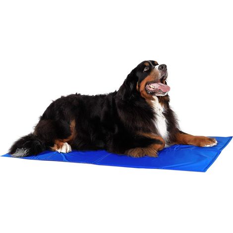 Alfombrilla refrescante para perros y gatos, 30 x 40 cm, manta refrescante plegable sin electricidad, enfriamiento por contacto corporal. (1/5)