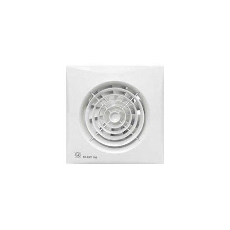 Extractor 95 m³/h S&P SILENT-100 CZ 26,5dB Blanco