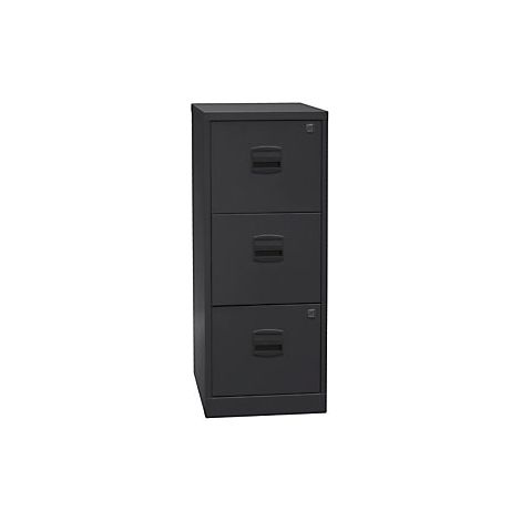 Armario para archivadores colgantes PFA  3 cajones  negro