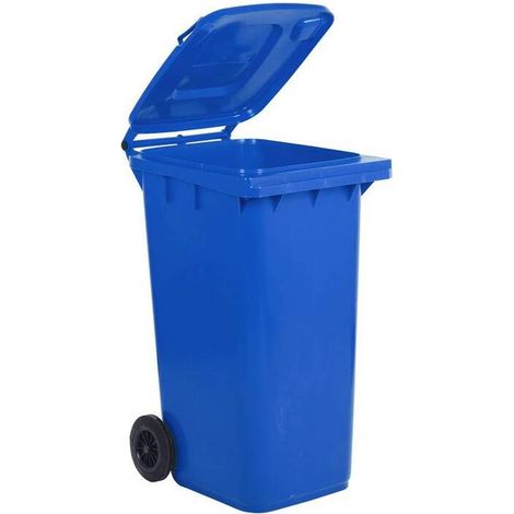 PATTUMIERA 240 L C/RUOTE BLU MP