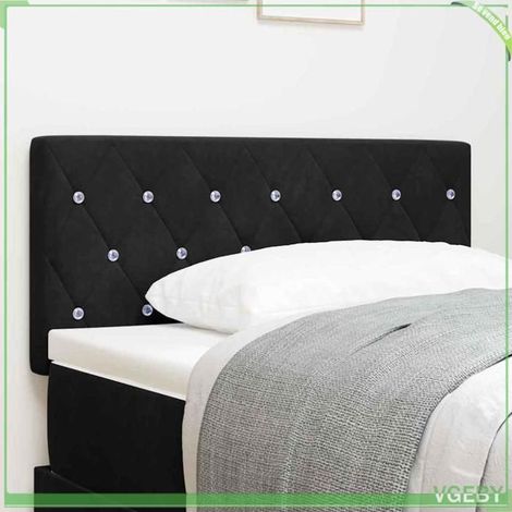 Tête de lit - 3338055 - Noir - Velours - LED intégrée (1/5)