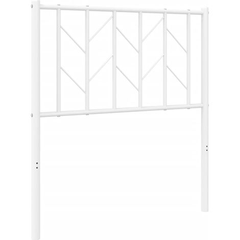 Maison Exclusive - Ersatz-Kopfteil Metall Weiß 75 cm