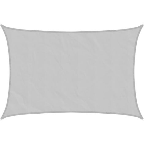 Voile d'ombrage Voile de parasol gris clair 3x2 m 100% polyester oxford