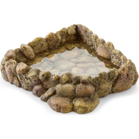 Exo Terra Corner Water Dish, ciotola per acqua rettangolare extra grande, XL (1/4)