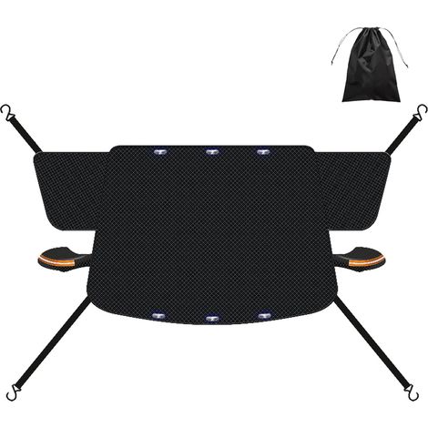 Housse de pare-brise anti-neige, housse de pare-brise pliable et antigel, housse de pare-brise de protection solaire, housse d'hiver pour voiture (1/5)