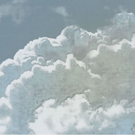 papier peint panoramique nuages bleu gris - Komar (1/3)