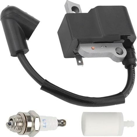 1 Bobine d'allumage, Bougie, Filtre pour Husqvarna 435 440E 445 450E, Jonsered CS2245 CS2250S, Remplace 573935702 (1/5)