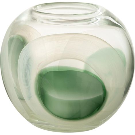 Vase Design en Verre "Livy" 18cm Multicolore