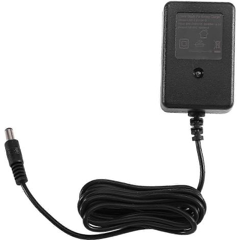Chargeur 12 V compatible avec les véhicules électriques pour enfants, notamment les SUV, les voitures de sport et les tracteurs agricoles. Il est doté d'une prise standard européenne et d'une poignée (1/5)