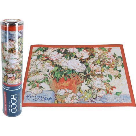 Tovaglietta - V. Van Gogh. Vaso con rose (Carmani)