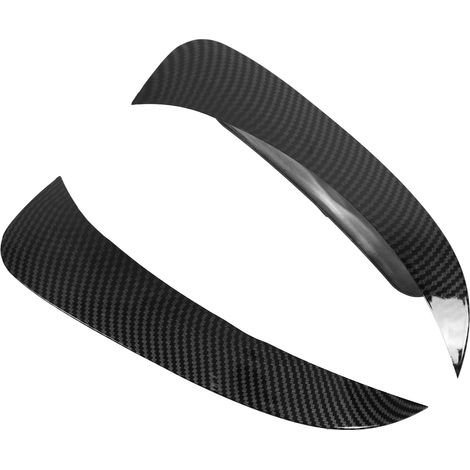 Cache de becquet d'aération de pare-chocs arrière style fibre de carbone, remplacement pour Mercedes-Benz Classe GLA 2013-2019 (1/5)