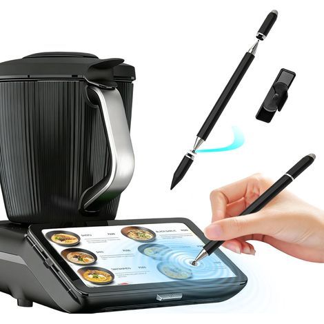 Stylet Tactile Magnétique 3 en 1 pour Thermomix TM7/TM6/TM5, Accessoire TM7 avec Support pour Écrans Robots Cuisine, Pointe Lisse & Anti-Rayures (1/5)