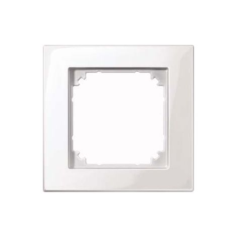 MERTEN 515119 PLAQUES DE FINITION M-PLAN, 1 POSTE, BLANC BRILLANT