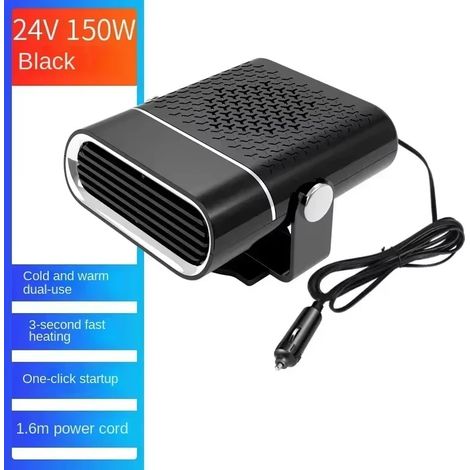 Chauffage de voiture (24 V noir) avec fonction de désembuage et de dégivrage automatique du pare-brise (1/5)