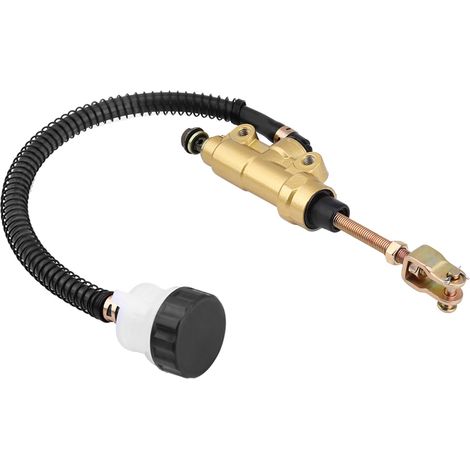 Maître-cylindre de frein arrière moto avec réservoir de pompe Or pour Honda CR125 CR250 CBR600 (1/5)