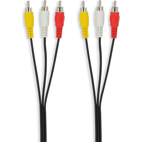 Cordon 3 RCA mâle/mâle 1,50 mètre (1/5)