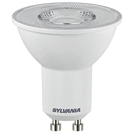 Sylvania – Ampoule LED GU10 4.2W 345lm 3000K – Technologie Compact Cluster SMD – Dissipateur de chaleur visible – Durée de vie 15 000 heures