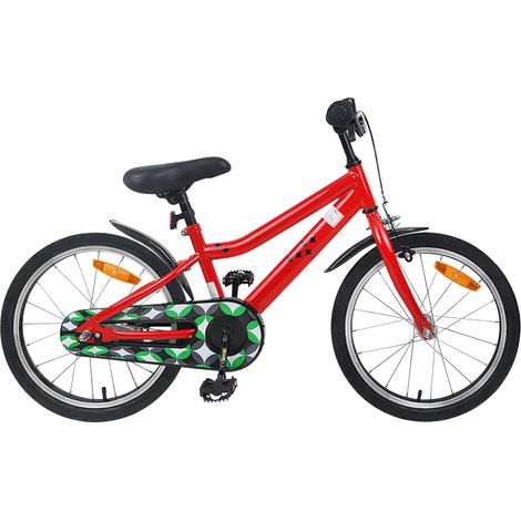 Teenpull – Kinderfahrrad 18 Zoll für 5-7 Jahre alt Rot (1/5)