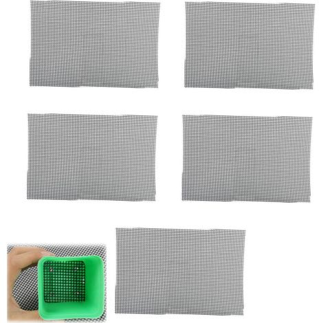 Tapis de Maille pour Pots de Fleurs, Coussinets de Drainage Ajustables 30x20cm Plastique pour Protection Plantes d'Intérieur Balcon Appartement Jardinage (1/5)