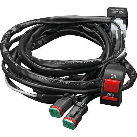 Light Wiring Kit, kit cablaggio faretti per moto, 12V