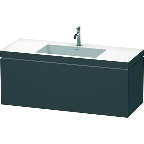 Duravit L-Cube c-bonded Set wandhängend, 1 Auszug, ohne Überlauf, (1/5)
