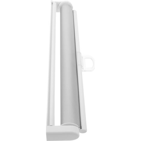 Store Extérieur Enroulable Occultant en Polyester Blanc 40X180 CM Protection Solaire Thermique sans Transmission de Lumière Terrasse et Véranda (1/5)