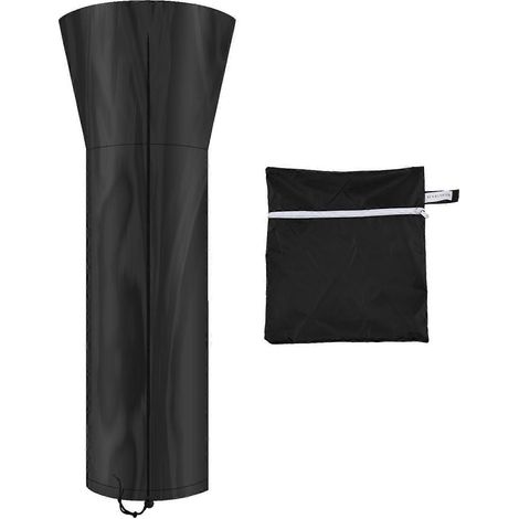 Housse de chauffage de terrasse extérieure 210 cm en tissu Oxford, résistante à la poussière, à l'eau et aux UV.