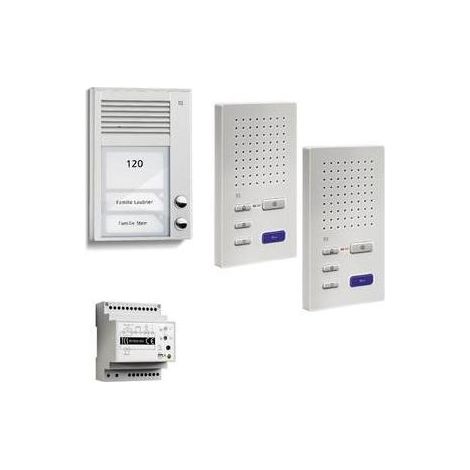 TCS audio:pack AP für 2 Wohneinheiten, mit Außenstation PAK 2 Klingeltasten + 2x Freisprecher ISW3130 + Steuergerät B (1/5)