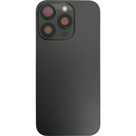 Cover posteriore per iphone 15 pro max con piccole parti - titanio nero