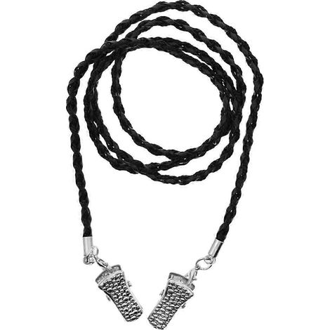 Porte-bavoir à pince, porte-serviettes flexible et portable pour personnes âgées-Black (1/5)