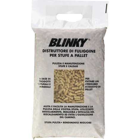 Destructeur de fumees pour poeles a granules, lot de 2 kg (1/2)