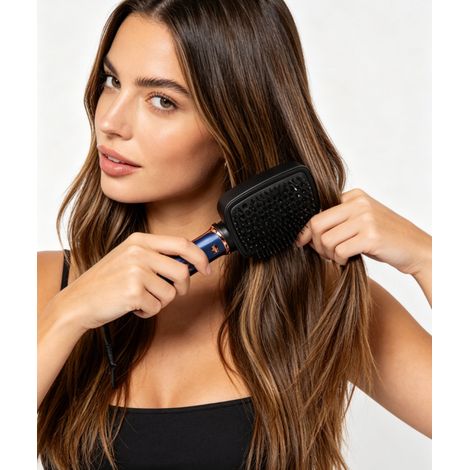 Brosse soufflante 3 en 1 multifonction 1200W, peigne coiffant à ions négatifs, lissage et bouclage cheveux, séchage doux pour cheveux, appareil pratique pour coiffure domestique (1/3)