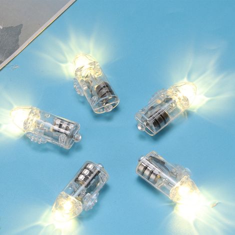 Lot de 100 lanternes lumineuses LED en forme de ballons, en papier, pour la décoration de la maison, des fêtes et des mariages (blanc chaud). (1/5)