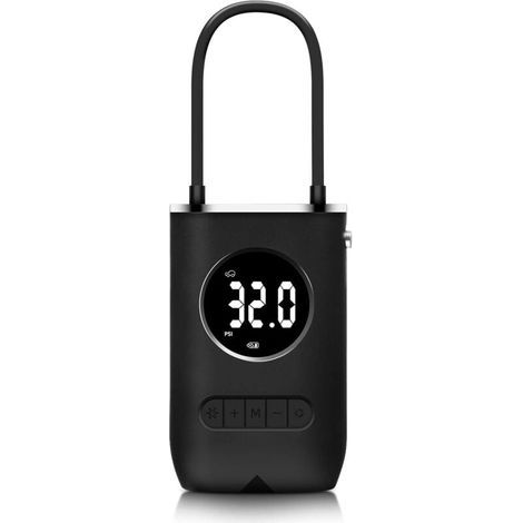 Inflador de neumáticos portátil inalámbrico, compresor de aire recargable de 150 PSI, bomba de aire con apagado automático y luces LED, manómetro digital para lecturas de presión precisas para automóv (1/4)