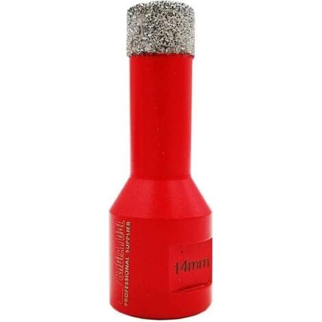 Ineasicer Forets Diamant 14mm Trépans de Forage avec Filetage M14 pour Perçage à sec en Porcelaine Carrelage Granit Marbre (1/5)