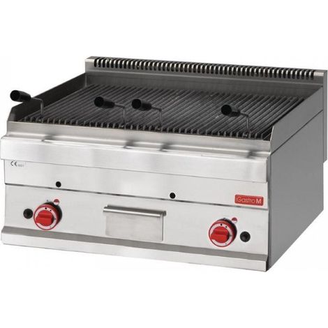 Grillade pierre de lave gaz Gastro M 650 65/70GRL