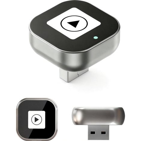 Adaptador inalámbrico 2 en 1 para CarPlay y Android Auto, Plug & Play, configuración rápida para más de 1000 vehículos con soporte para sistemas cableados integrados, diseño compacto. (1/5)