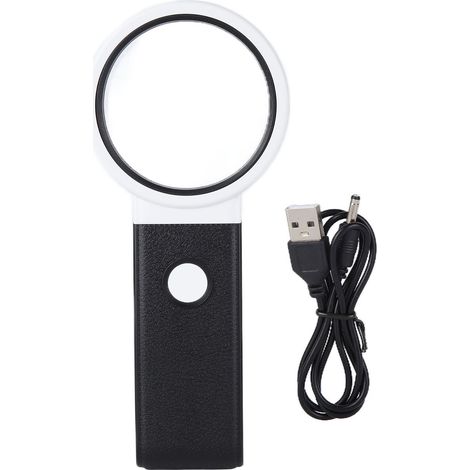 Loupe LED portable ABS pliable verre HD pour observation et réparation de composants électroniques TH-7018BD (1/5)