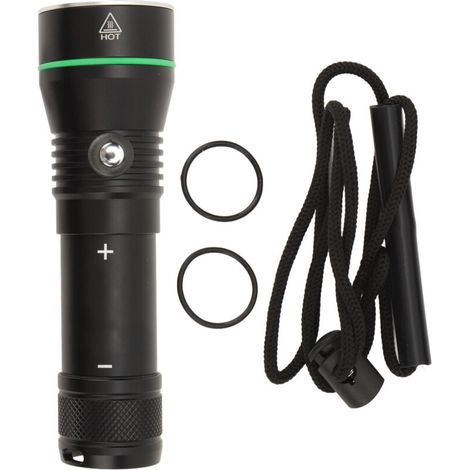 Lampe de plongée puissante 110 mètres étanche IPX8 avec 3 modes d'éclairage