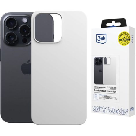 Apple iPhone 16 Pro - 3mk Hardy MagSilicone Bianco (1/5)