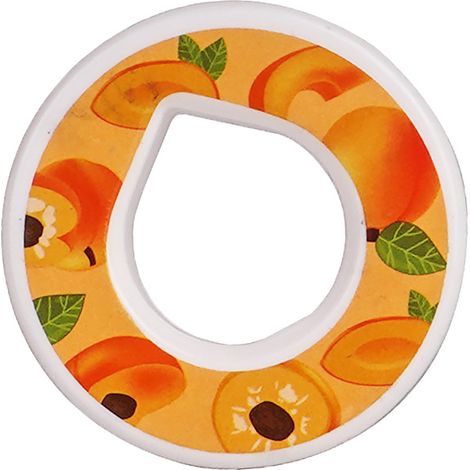 [Aromatischer Flaschenring] Fruchtduftring aus PP, mehrfarbig, 4,5 cm, 30 g, 1 Stück (1/4)