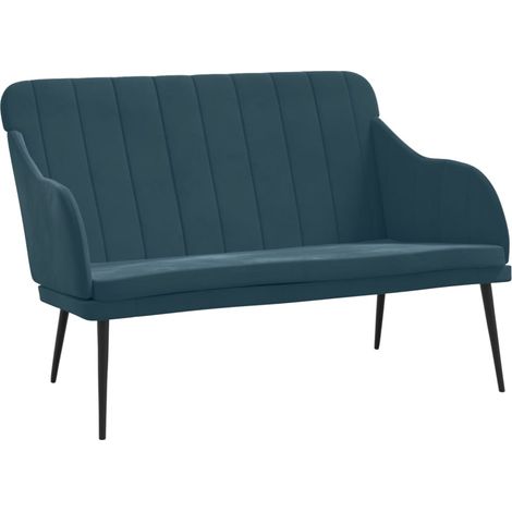 Panca/panca 110 x 76 x 80 cm velluto blu 020010510
