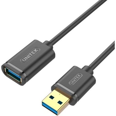Cable de extensión Unitek Y-C456GBK USB 3.0 AM-AF de 0,5 m (1/5)