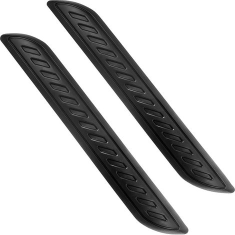 Noir,,32 x 4cm 2 Pcs Universelle Bande de Caoutchouc de Pare Chocs de Voiture,Contre Bandes Anti Collision pour Tous Les Véhicules (1/5)