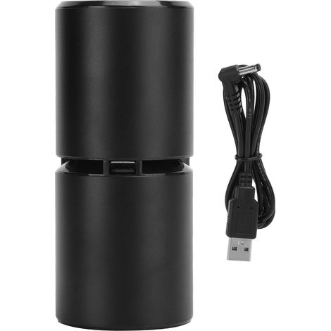 Purificateur d'Air USB avec Ioniseur en Alliage d'Aluminium pour Voiture, Bureau et Maison (1/5)